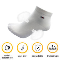 Aicasa Calcetines Cortos de Algodón/bambu Transpirables para Verano Pack 6-12 Pares Hombre/Mujer - details 1