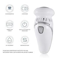 SANDALFON Eliminador de Callos de Vidrio con Aspiradora Recargable de 2 Velocidades para Pies Suaves y Sedosos - details 6