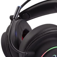 Auriculares Gaming con Micrófono DeepLighting, Iluminación LED, Control de Volumen, Compatible con PC y Videoconsolas (Incluye Cable Conversor) - details 4