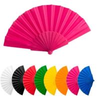 Lotes de Abanicos para bodas colores surtidos de plástico y tela. Abanicos para eventos, detalles para los invitados, boda, comunión o bautizo - details 0