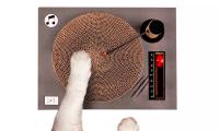 COTTECOTA-Rascador Para Gatos Estructura Resistente Tocadiscos 40 X 30 X 8 Cm Rascador Carton para Gato Entretenimiento para gato Rascar Garra Mascota (54017) - details 0
