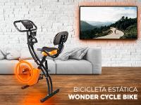 Bonplus BP  Bicicleta Estática Magnética con 8 niveles de Resistencia WONDER BIKE  Bici Estática Plegable  Plegable, Cómodo y Fácil de Transportar  Ejercicio Completo  Fitness - details 2