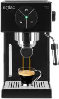 Solac - Cafetera Súper Automática Thermoblock a 19 bar de presión, 1470W. Diseño compacto 18cm. Tu Café en 40s, espuma y Calienta la leche. Favoritos personalizables, grano, reción molido, muele. Cafetería. - details 1