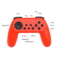 Pack 2 mandos para Nintendo Switch y Nintendo Switch Lite, gamepad fabricado con materiales de calidad, cable USB 1,8 metros, función de vibración, dos controladores colores rojo y azul - details 2