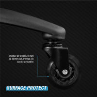 Silla Gaming DeepCommand II con Cojín Lumbar y Cervical, Ruedas de Silicona, Tejido PU Transpirable, Reposabrazos Ajustables DeepGaming - details 5
