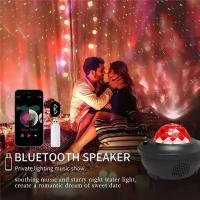 Proyector LED de cielo estrellado, Lámpara ambiental de noche con música, Altavoz Bluetooth, luz con múltiples colores, regalo romántico para parejas - details 4