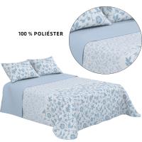 ARISE SHOP-Colcha Bouti+Fundas De Cojín Estampada Para Primavera Verano y Entretiempo 100% Poliéster Cubre Cama Fina Ligera y Suave Transpirable Agradable Resistencia y Durabilidad Fácil Lavado Rápido Secado - details 1