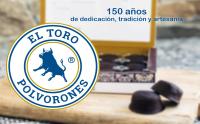 El Toro - Estuche de 300 gramos Polvorones Toritos de Chocolate - Valladolid (Tordesillas) - elaborados con pasta bañada de chocolate negro - details 0