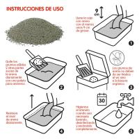 Arena Gatos Aglomerante, 100% Natural, Arquivet Classic Cat Litter, 10Kg - details 2