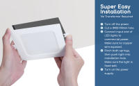 Aigostar Downlight LED Empotrado, 9W Equivalente a 100W, 6500K Luz Blanca Fría, Blanco, Downlight LED, Ojo De Buey LED, Ф110-120mm, Paquete De 6 - details 4