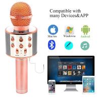 Micrófono Inalámbrico Karaoke Bluetooth 858 grabación Canción, + ALTAVOZ bluetooth , modo eco, azul , ENVIO 24H , NUEVO - details 10