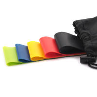 Bandas elásticas para entrenamiento fitness gomas cintas de resistencia de 5 niveles con bolsa de transporte ejercicio en casa, gimnasio, pilates - details 2