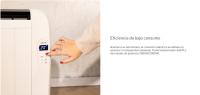 CREATE - Emisor/Calefactor térmico con Wifi de bajo consumo - hasta 30m² de trabajo - con temporizador - WARM SLIM 2000W - details 1