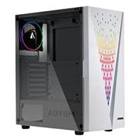 ABYSM Gaming Caja Semi Torre PC ATX Danube KOLPA Blanca, con Panel de Vidrio Templado, 1 x USB 3.0 y 2 x USB 2.0, Conectores, Filtro Superior y 1 Ventilador Silencioso de 12 cm - details 2