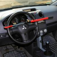 Maxia Market Barra Antirrobo de Bloqueo de Volante con Cerradura, 2 Llaves , universal coches - details 1