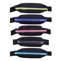 Riñonera deportiva para running, ciclismo y deportes bolsa con cremallera cierre seguro ajustable y material elástico para llaves, móvil - details 1