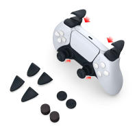 Grips para PS5 DualSense mando PlayStation 5, thumbsticks prologador de joysticks y gatillos, mejora la precisión y control, L2 R2 de repuesto botones, antideslizante grip, funda sticks reemplazo para PS5 - details 1