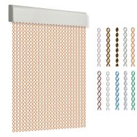 ARISE SHOP-Cortina Espiral Para Puerta Tiras PVC Cortina Para Puerta Exterior Anti Insectos Mosquitos Bichos Verano Casa o Jardín 10 Colores 90x200cm - details 0