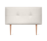 DHOME Cabecero de Polipiel o Tela AQUALINE Pro cabeceros Cabezal tapizado Cama Lujo (Blanco Hueso Polipiel) - details 8