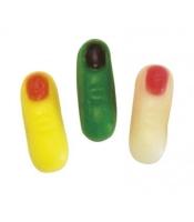 Gominolas Vidal Mini Dedos Surtidos bolsa 1 Kg - Variado mix de divertidos y riquísimos deditos. Divertidos dedos de golosina de llamativos colores y atractivo sabor a frambuesa en tamaño mini. ¡Para chuparse los dedos! - Sin Gluten y sin Grasa - details 2