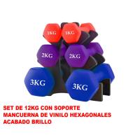 ALLINLIFE MANCUERNAS CON RECUBRIMIENTO DE NEOPRENO (SE VENDEN POR PAR Y JUEGO),1KG, 1.5KG, 2KG, 3KG, 4KG, 10KG, 12KG, PARA GIMNASIO EN CASA - details 7