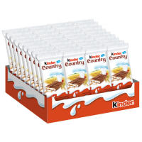 Kinder Country Cereali 40 unidades - FECHA CONSUMO PREFERENTE 28.09.2025 - Delicioso snack de chocolate con leche extrafino y relleno de leche y cereales. Contiene 40 unidades envueltas individualmente - details 2
