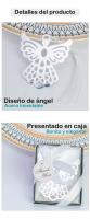 Pack de 12 a 42 unidades de Marcapáginas con forma de ángel, Recuerdo para invitados de comunión, Marcapáginas de metal con forma de ángel, Detalles originales para comunión, Recuerdos comunión de niña y comunión de niño, Regalantes.com - details 1