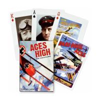Piatnik Baraja de poker de 54 cartas Aviadores y aviones de la primera guerra mundial Fotografías originales y posters Historia Bélico Juego mesa Jugar Adultos Colección Coleccionable Poquer - details 0