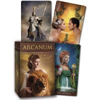Naipecoleccion Lo Scarabeo Tarot de 78 cartas Arcanum Ilustraciones de Renata Lechner Arte digital Fantasía 22 arcanos mayores y 56 menores Estuche de lujo Instrucciones en inglés, italiano, español, francés y ruso Adultos Cartas adivinatorias Esotérico - details 0