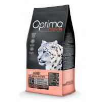 Optima Nova Adult Grain Free, Salmón y Patatas, 2kg, 8kg, Pienso para Gatos Adultos Sin Cereales Pienso seco para Gatos - details 0