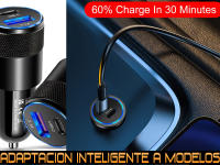 Cargador de Coche  Carga Rápida 3.0 Tipo C y USB - details 3
