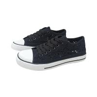 Zapatillas Mujer bajas   Encaje blanco, Zapatos deportivas plana de crochet. Elegante y femeninas para completar tus looks. - details 14