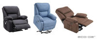 Eco-De Sillón de Masaje Relax Elevador Levantapersonas Stelvio, Reclinación Eléctrica 160º, Función Calor, Programas Auto, Vibro Ondulación, 2 Puertos USB de Recarga, A++, ECO-8520UP  Eco-De - details 0