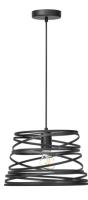 Novolux Lighting- Lámpara de techo- Glam, color negro, uso interior, acero, e27,60W, Ø45,IP20, interior - details 1
