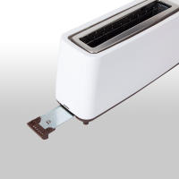 Jata Tostadora de boca ancha (40 mm) para todo tipo de pan, Centrado automático del pan, Selector electrónico de tostado, 6 posiciones, Función de descongelación y mantenimiento del calor - TT579 - details 3