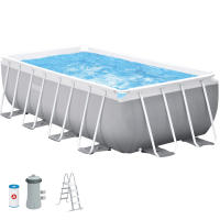 Piscina Rectangular Desmontable con Depuradora Prism Frame INTEX - details 3