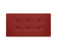 DHOME Cabecero Capitone Tapizado Polipiel o Tela Acualine con 8cm de Grosor Cabezales de Cama Acolchado Capitoné Cabeceros de Cama (Rojo Polipiel) - details 3