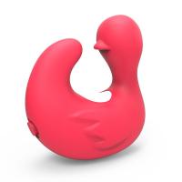 DEDAL PATITO ESTIMULADOR VIBRADOR CARGADOR USB SILICONA COLOR ROSA MODELO SWAMSON CONSOLADOR JUGUETES SEXUALES - details 0