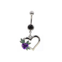 1Pc 14g bling piercings de ombligo vientre ombligo piercing pendientes del vientre joyería piercing del cuerpo de acero inoxidable piercings ombligo - details 7