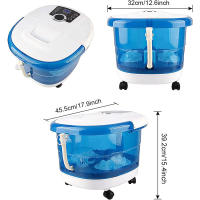 Masajeador De Pies De Spa Con Calor, Burbujas, Vibración, Spa De Pedicura Con Control De Temperatura, Exfoliante Pies, Calienta Pies, Hidromasaje Para Pies - details 5