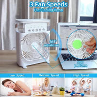 SANDALFON Ventilador Personal de Refrigeración con Mini Humidificador y 5 Pulverizadores - details 3