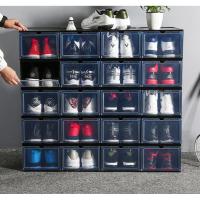 Zapatero plegable para el hogar, caja zapatos ,caja plastico cajone caja de almacenamiento de plástico transparente, organizador de zapatos, Zapatero de almacenamiento para zapatos de baloncesto, tacones altos - details 1