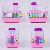 COTTECOTA-Jaula para Hámster Roborowski Jaula para Hámster 30.1*22.2*28.9cm Varios Colores a Escoger Jaula Azul Hámster Pequeña Bebedero Comedero Jaulas para roedores Chalé para Hámster Casa Hamster Accesorios Incluidos - details 11
