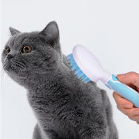 Cepillo de Aseo para Perros y Gatos, Peine Masajeador para Mascotas con Puntos de Goma, Quita el Exceso de Pelo, No Rasca la Piel - details 1