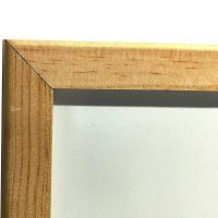Maxia Market - Pizarra Blanco, Enmarcado con Madera sólida, para tiza y rotulador de Pizarra Material escolar y de oficina - details 0