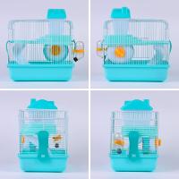 COTTECOTA-Jaula para Hámster Roborowski Jaula para Hámster 30.1*22.2*28.9cm Varios Colores a Escoger Jaula Azul Hámster Pequeña Bebedero Comedero Jaulas para roedores Chalé para Hámster Casa Hamster Accesorios Incluidos - details 5