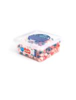 Gominolas de Vidal Rellenas en bandeja de 75 unidades - Unión de texturas que te dejará un dulce sabor en la boca y ganas de repetir - Diferentes modelos a elegir, besos, fresas, calaveras, ojos, moras... Chuches sin gluten y sin grasa - details 10
