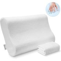 ARISE SHOP- Almohada Viscoelástica, Almohada Cervical, Almohada Ergonómica con Memoria, Almohada para Dormir profundamente, Dos Opciones de Altura, Funda de Almohada Lavable,30cmx50cm - details 1