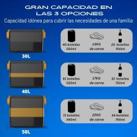 OstarkDom Nevera portátil eléctrico 30L, 40L, 50L. refrigerador frigoririco para coche, caravana interior exterior. rango de temperatura -20c-+20c, control App - details 4