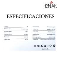 Ventilador de cuello portátil sin aspas, suave brisa, 3 velocidades ajustables - details 1
